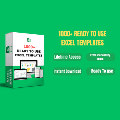 1000+ Ready-to-Use Excel Templates + Bonuses